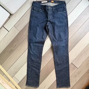 Pilcro Low Rise Skinny Jeans Womens 30 Dark Blue Denim